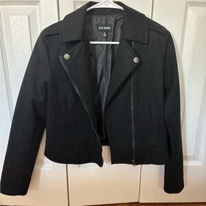 Steve Madden Women’s Black Suede Moto Jacket